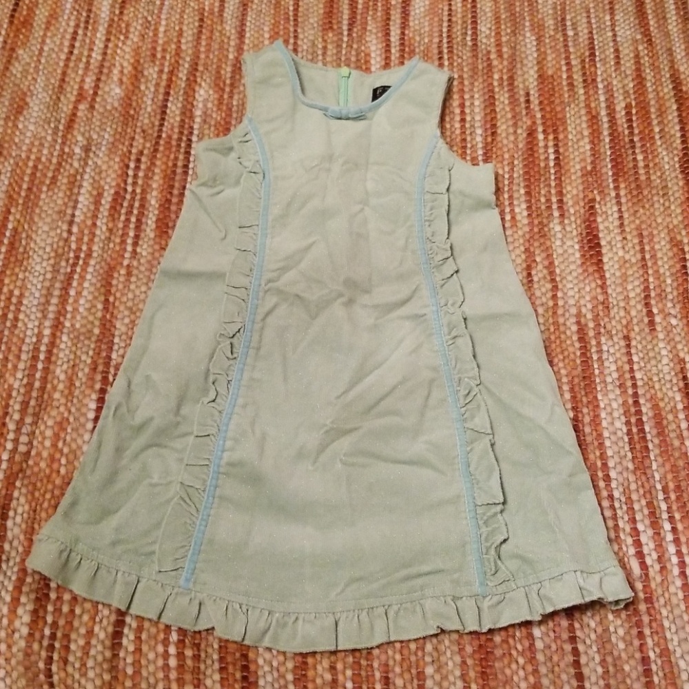 Girls‎ 4t glitter green ruffle dress tcp